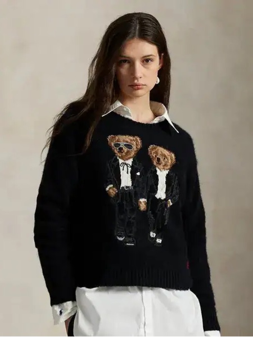 The Ralph & Ricky Tuxedo Bear Sweater